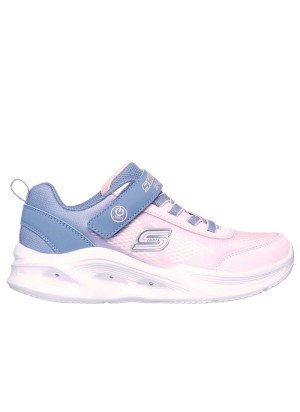 Ténis S Lights Sola Glow Ombre Deluxe Skechers 303714L-GYLP Cinzento/Rosa Claro