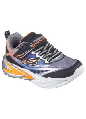 S Lights Flex Glow Ultra Sneakers Skechers 400139N-BKSL Black Silver