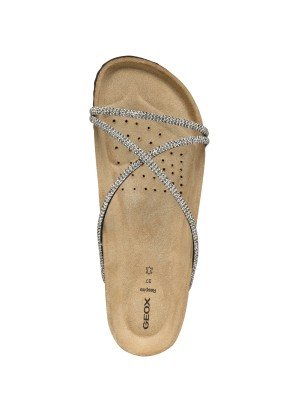 Brionia Sandals Geox D55Y3B-C0039 Black/Silver