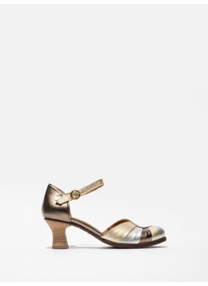 BESH087FLY Sandals Fly London P145087000 Graphite/Silver/Gold