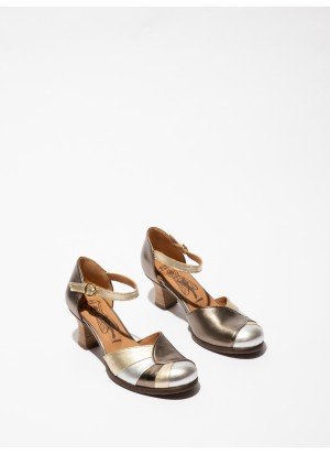 BESH087FLY Sandals Fly London P145087000 Graphite/Silver/Gold