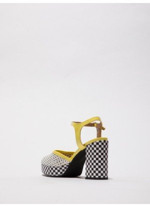 ELZA241FLY Sandals Fly London P145241001 White/Lemon