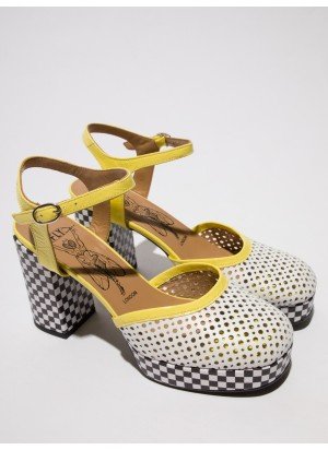 ELZA241FLY Sandals Fly London P145241001 White/Lemon