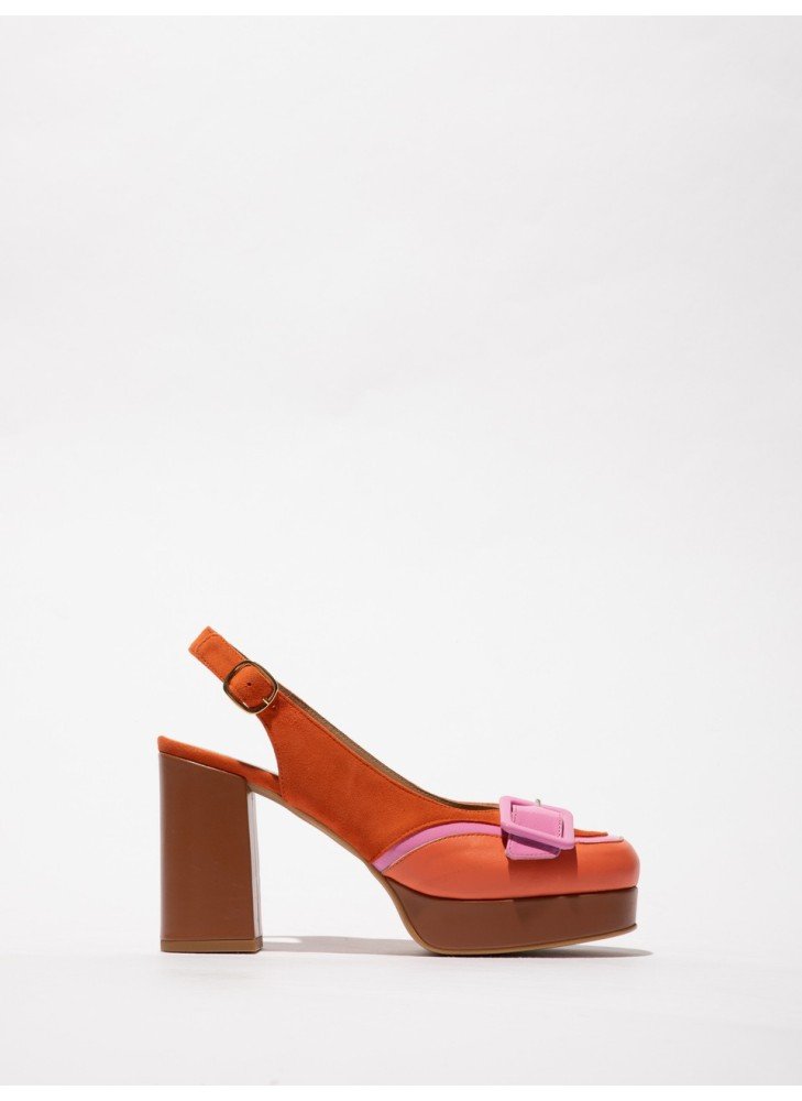 EVAH243FLY Shoes Fly London P145243001 Orange/Pink
