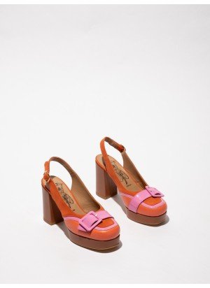 EVAH243FLY Shoes Fly London P145243001 Orange/Pink