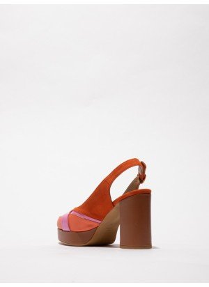 EVAH243FLY Shoes Fly London P145243001 Orange/Pink