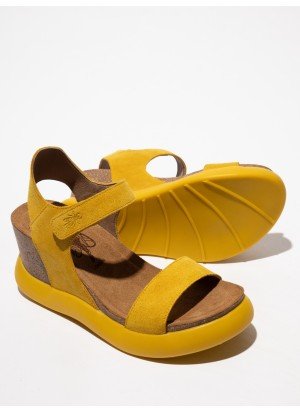 Sandália GOGO967FLY Fly London P144967007 Amarelo