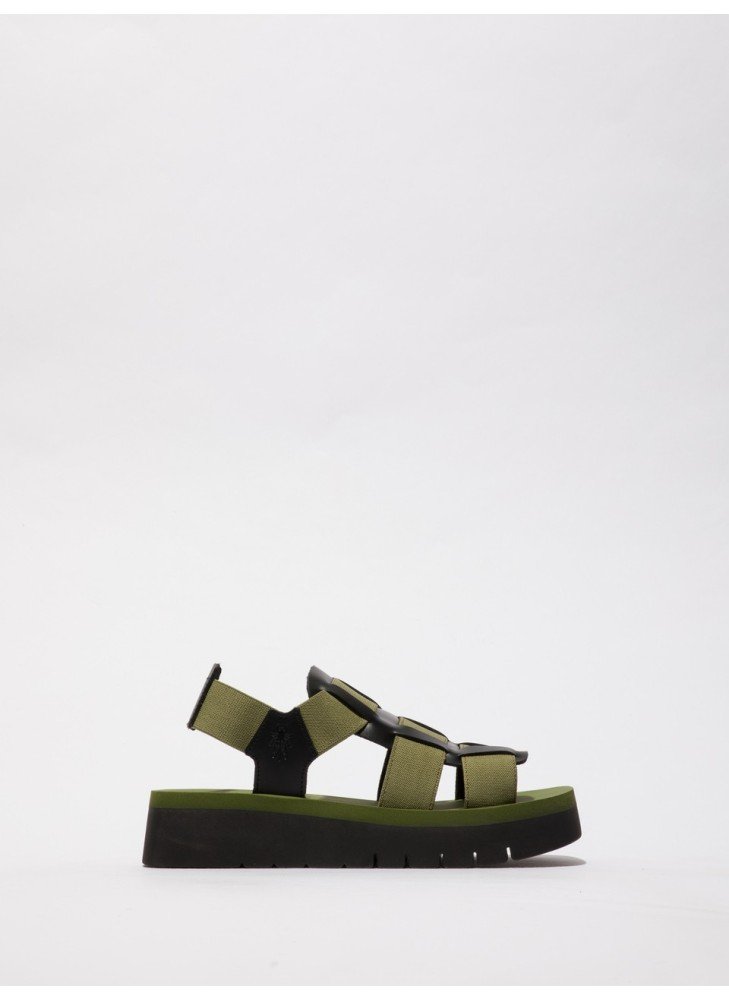 Sandália SAMB245FLY Fly London P145245001 Preto/Verde Exército/Verde Exército Sandália SAMB245FLY Fly London P145245001 Preto/Verde Exército/Verde Exército