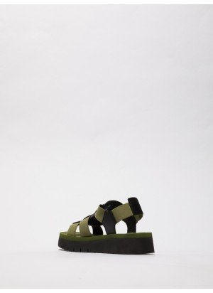 SAMB245FLY Sandals Fly London P145245001 Black/Army Green/Army Green