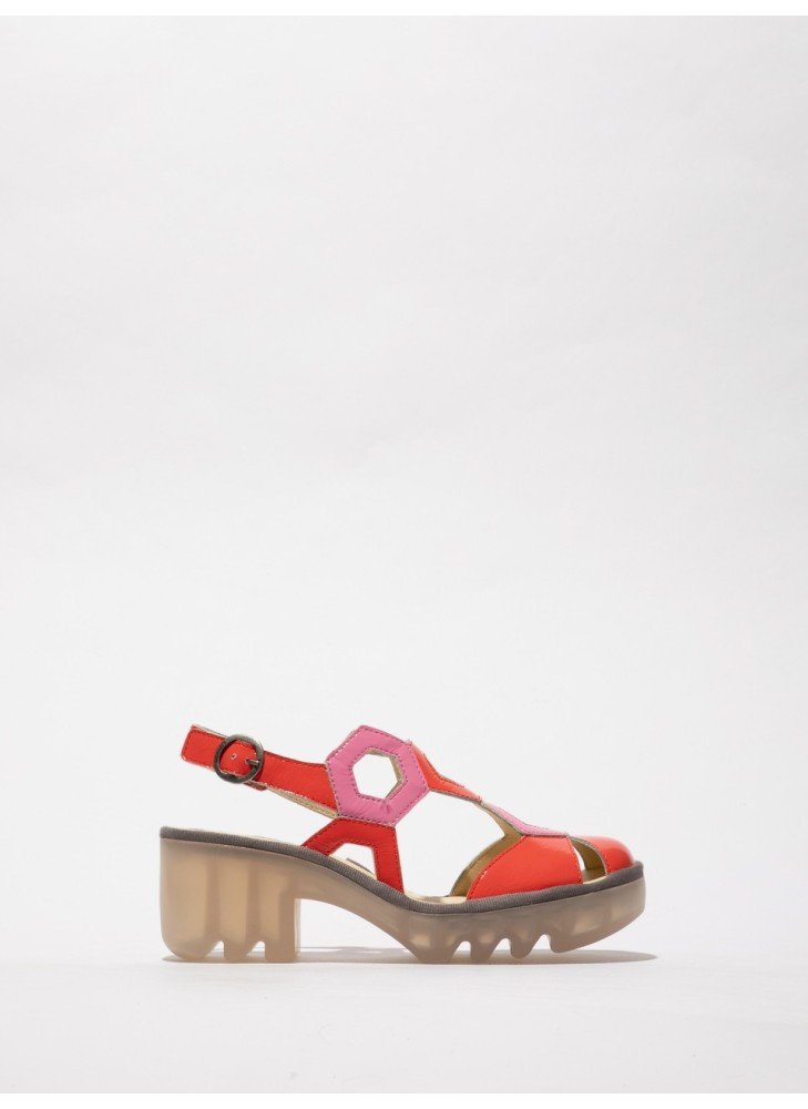 Sandália TRUL582FLY Fly London P501582001 Scarlet/Rosa Sandália TRUL582FLY Fly London P501582001 Scarlet/Rosa