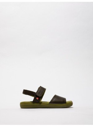 INDI795SOF Sandal Softinos P900795003 Army Green/Green Sole