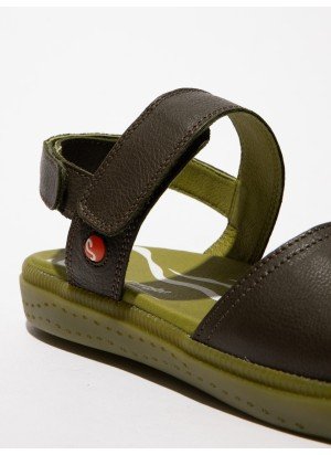 INDI795SOF Sandal Softinos P900795003 Army Green/Green Sole