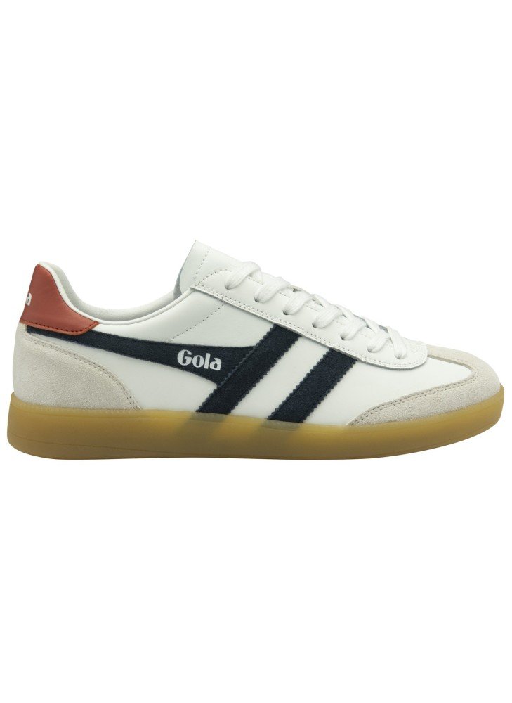 Ténis Viper Leather Gola CMB744-WU Branco/Azul/Ferrugem/Chiclete Ténis Viper Leather Gola CMB744-WU Branco/Azul/Ferrugem/Chiclete