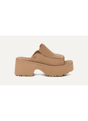 W New Heights Slide Sandal UGG 1167476-CHE Chestnut