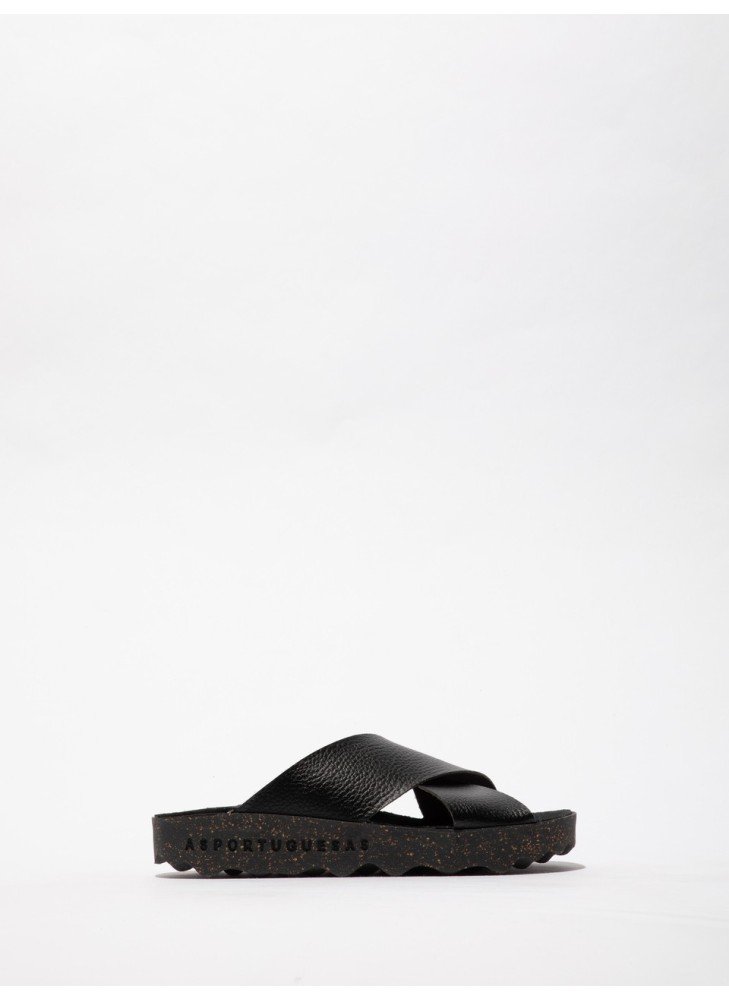 Cross Sandal As Portuguesas P018276000 Black Cross Sandal As Portuguesas P018276000 Black