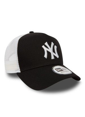 Boné New York Yankees Clean Black A-Frame Trucker New Era 11588491 Preto