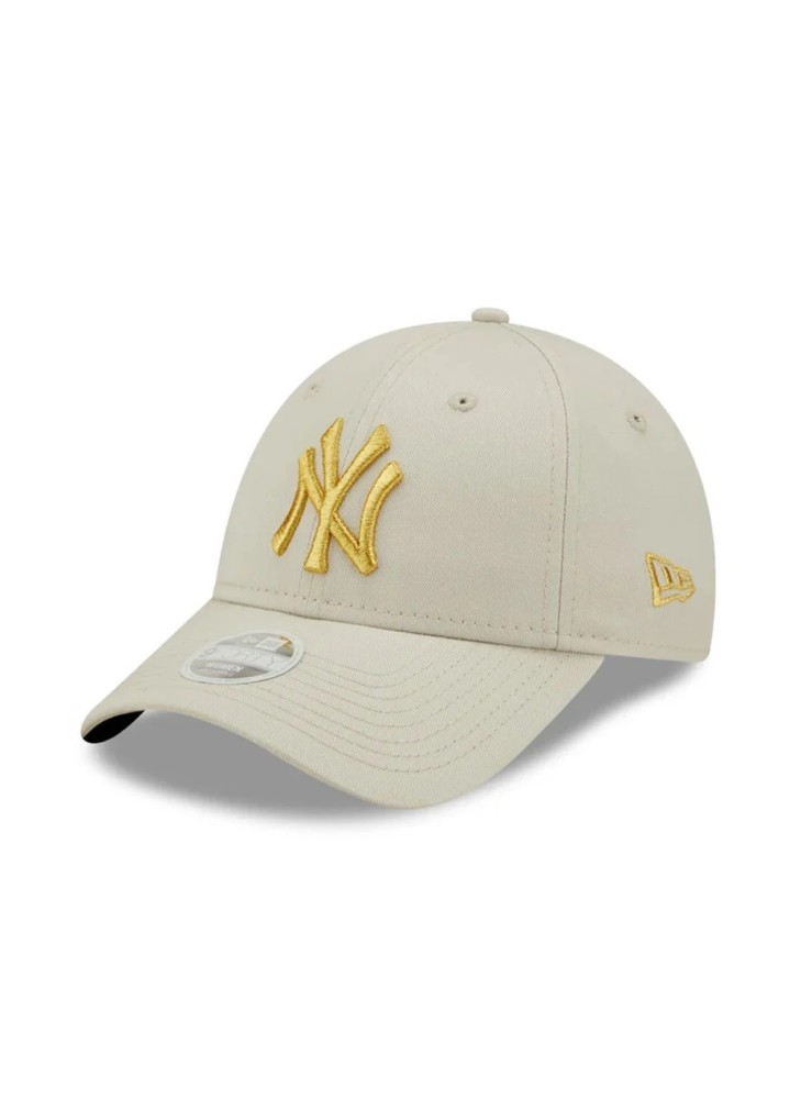 New York Yankees Womens Metallic Logo 9FORTY Adjustable Cap New Era 60222491 Cream New York Yankees Womens Metallic Logo 9FORTY Adjustable Cap New Era 60222491 Cream