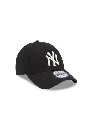 New York Yankees Metallic Logo Womens 9FORTY Adjustable Cap New Era 60364306 Black