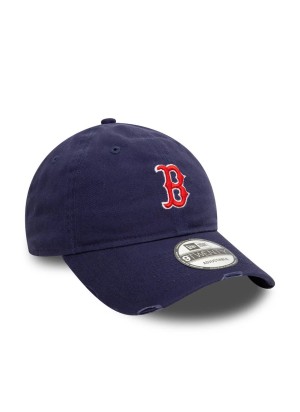 Boné New Boston Red Sox Distressed 9TWENTY Adjustable New Era 60595225 Azul