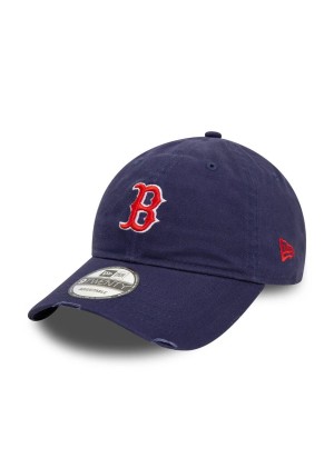 Boston Red Sox Distressed 9TWENTY Adjustable Cap New Era 60595225 Navy