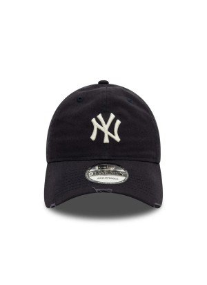 New York Yankees Distressed Navy 9TWENTY Adjustable Cap New Era 60595226 Navy