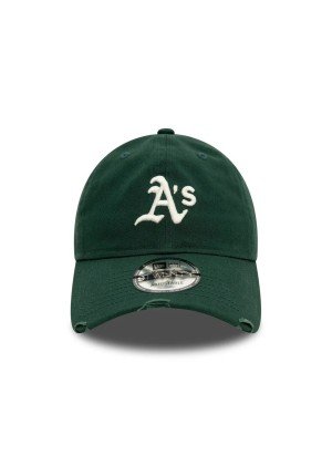 Oakland Athletics Distressed 9TWENTY Adjustable Cap New Era 60595227 Dark Green
