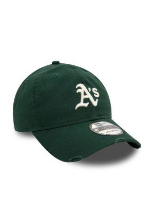 Oakland Athletics Distressed 9TWENTY Adjustable Cap New Era 60595227 Dark Green