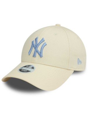 Boné New York Yankees Womens League Essential 9FORTY Adjustable New Era 60595171 Creme