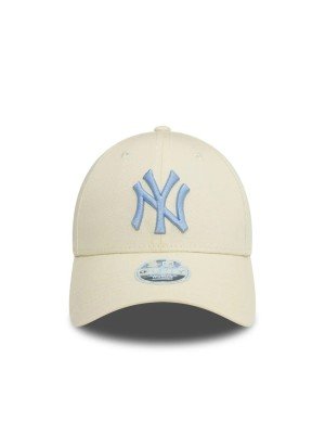 Boné New York Yankees Womens League Essential 9FORTY Adjustable New Era 60595171 Creme
