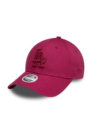 LA Dodgers Womens Metallic 9FORTY Adjustable Cap New Era 60595493 Dark Red