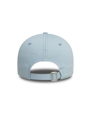 New York Yankees Womens Metallic 9FORTY Adjustable Cap New Era 60595488 Pastel Blue