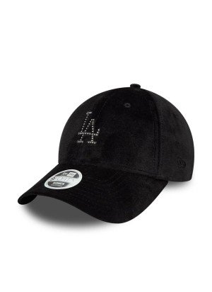 LA Dodgers Womens Diamante 9FORTY Adjustable Cap New Era 60595351 Black