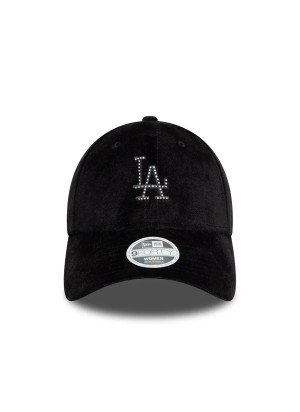 LA Dodgers Womens Diamante 9FORTY Adjustable Cap New Era 60595351 Black