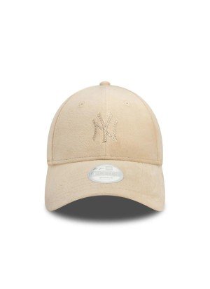 Boné New York Yankees Womens Diamante 9FORTY Adjustable Cap New Era 60595352 Creme