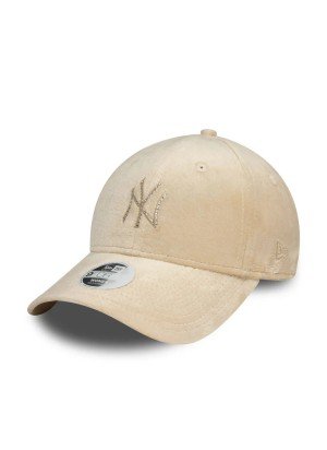 Boné New York Yankees Womens Diamante 9FORTY Adjustable Cap New Era 60595352 Creme