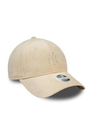 Boné New York Yankees Womens Diamante 9FORTY Adjustable Cap New Era 60595352 Creme