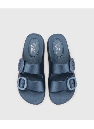 Habana Metal Marino Slippers Igor S10345-353 Navy