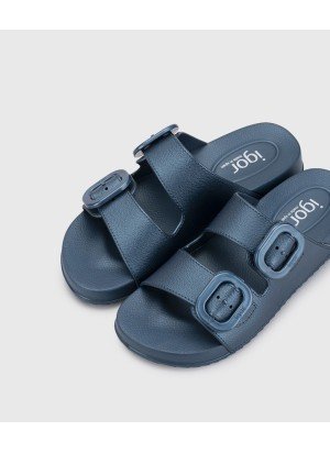 Habana Metal Marino Slippers Igor S10345-353 Navy