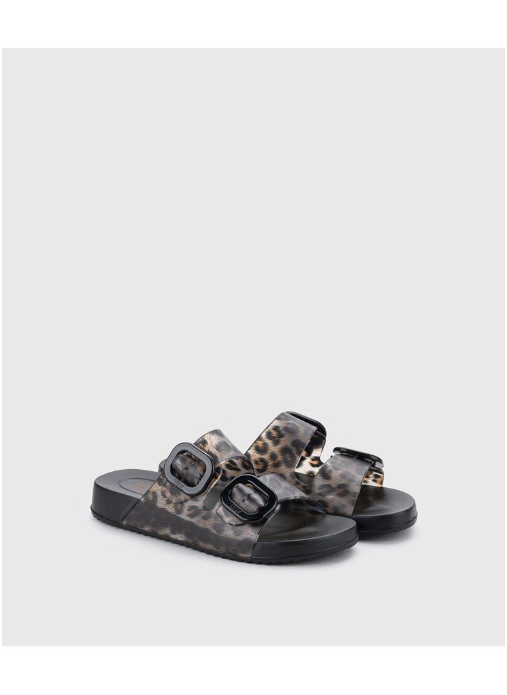 Chinelos Habana Brillo Leo Negro Igor S10336-002 Preto