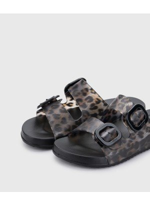 Chinelos Habana Brillo Leo Negro Igor S10336-002 Preto