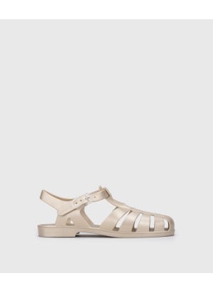 Biarritz Metal Platino Sandal Igor S10346-388 Gold