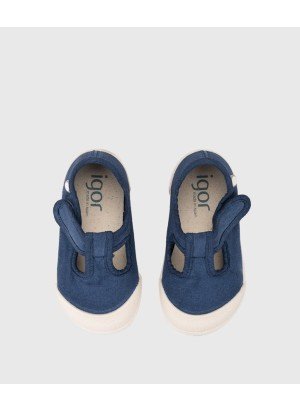 Sapato Lona Pepito Marino Igor S10332-003 Azul