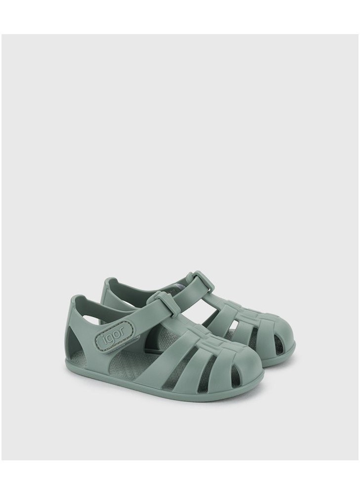 Nemo Solid Nuevo Verde Sandal Igor S10324-384 Green