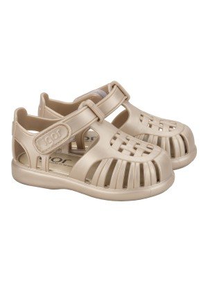 Tobby Metal Platino Sandal Igor S10342-388 Gold