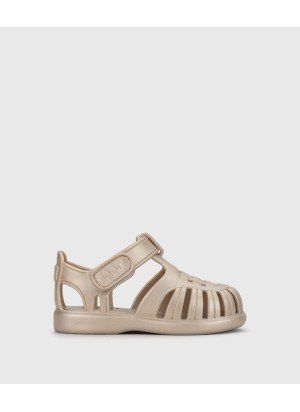Tobby Metal Platino Sandal Igor S10342-388 Gold