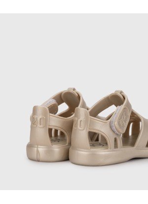 Tobby Metal Platino Sandal Igor S10342-388 Gold