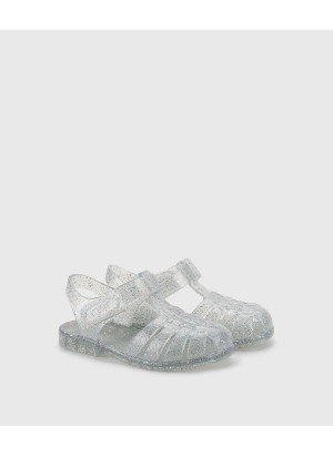 Sandália Clasica Cristal Transparente Multi Glitter Igor S10329-386 Transparente