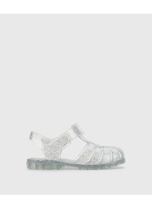 Sandália Clasica Cristal Transparente Multi Glitter Igor S10329-386 Transparente