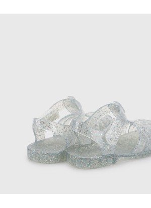 Sandália Clasica Cristal Transparente Multi Glitter Igor S10329-386 Transparente