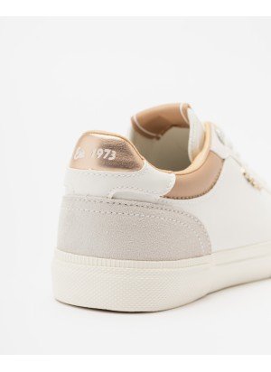 Ténis Kenton Court W Pepe Jeans PLS31588 142 Dourado Castanho